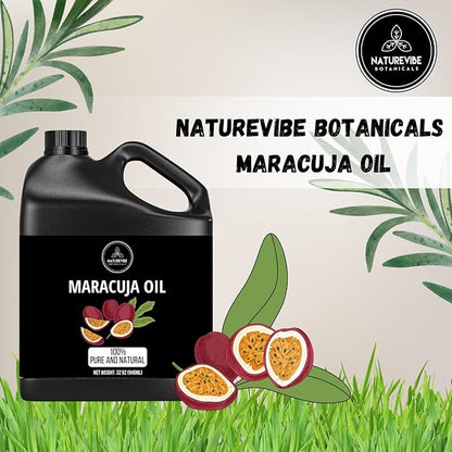 Naturevibe Botanicals Maracuja Oil 32 Ounces