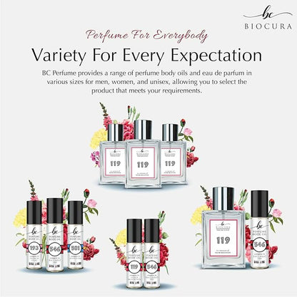 BC Perfume 126 Inspired by Christ Hypnotic Passion For Women Replica Fragrance Body Oil Dupes Alcohol-Free Sample Travel Size Concentrated Long Lasting Roll-On 0.3 Fl Oz/10ml