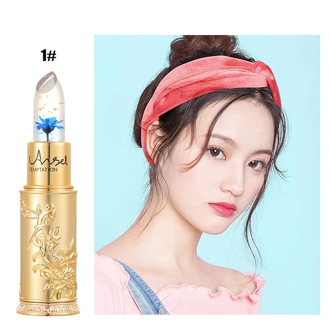 Color Changing Lipstick Flower Lipstick, Color Changing Jelly Changing