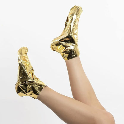 STARSKIN VIP The Gold Mask Giftset - High-end Gift - Complete Collection - Includes Hand, Foot, and Face Masks Headband
