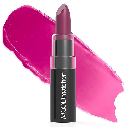 MOODmatcher Original Color Changing Lipstick – 12 Hours Long-Lasting, Moisturizing, Smudge-Proof, Glamorous Personalized Color, Premium Quality – Made in USA (Purple)