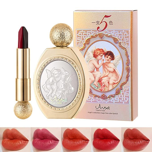 5 Colors in 1 Lipstick, Vintage Makeup Lipstick, Vintage