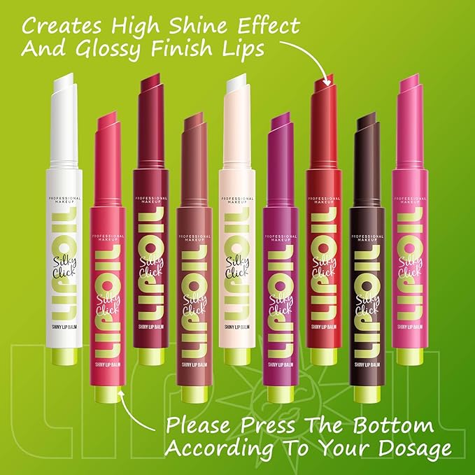 Red Lip Gloss Stick Moisturizing Lip Makeup Lip Plumper Gloss Lightweight Buildable Vegan Lipbalm Plumping Lipgloss For Women Girls Long-Lasting Dry Lip Care, 03#