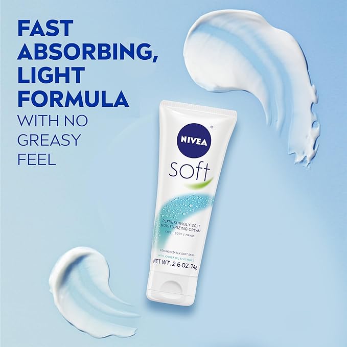 NIVEA Soft Cream, Refreshingly Soft Moisturizing