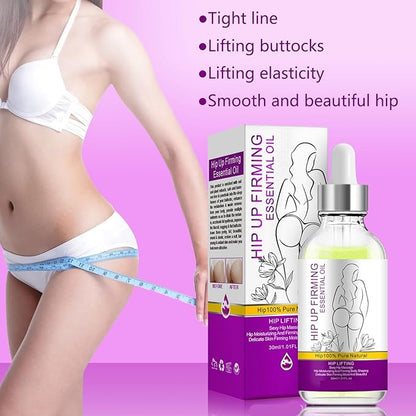 Safudan Hip Plump Up Oil,Firming Body Oil, Natural Herbal Hip Lift Buttock Massage Oil, Butt Firming Enhancement Essential Oil for Women, Firming & Lifting Fast (3 PCS)