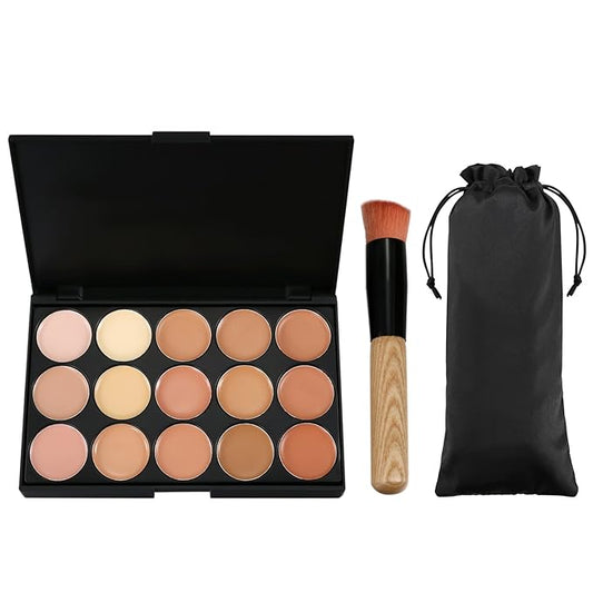 15 Colors Contour Palette Kit: Cream Concealer Palette