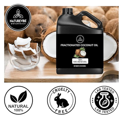Naturevibe Botanicals Fractionated Coconut Oil 32