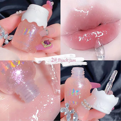 5 Colors Shimmer Lip Gloss Set Hydrating Lip Gloss