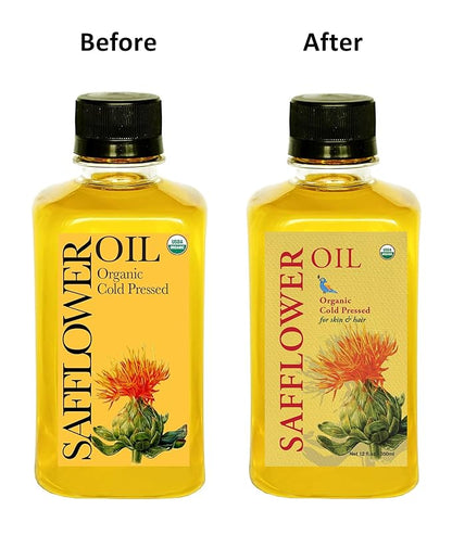 DAANA Safflower Oil for Skin: Certified USDA Organic, Extra Virgin, Cold Pressed (12 Fl Oz)