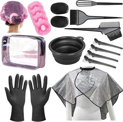 Hair Dye Kit 18 Pieces