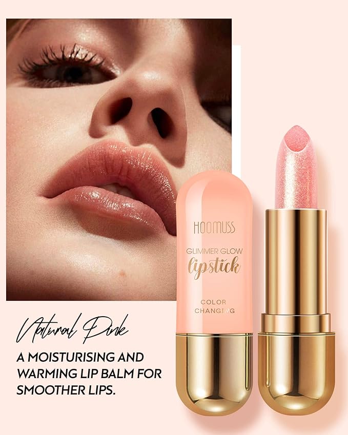 Glimmer Balm, Tinted Lip Balm Long (Pearl)
