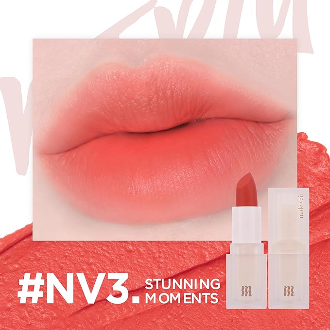 MERZY Nude Veil Lip Stick #3 STUNNING MOMENTS