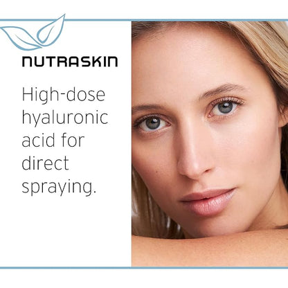 Nutraskin Hyaluronic Water - Anti Aging Facial Toner Spray for Fresher Skin I High Concentration Hyaluronic Acid Toner I Natural Hyaluron Cosmetics for Daily Use I Made in Germany I 30ml