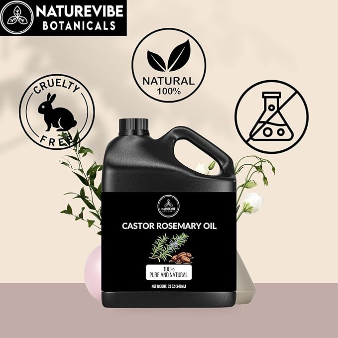 Naturevibe Botanicals Castor Rosemary Oil 32