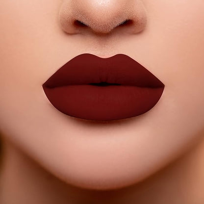 Klara Cosmetics Kiss Proof Lipstick 06 Vintage Burgandy Vintage