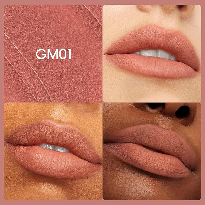 Velvet Matte Lipstick, High Pigment Lip Mud, Longwear, High