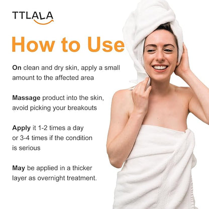 Butt Acne Clearing Treatment, Moisturizer Cream