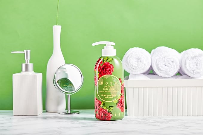 Rose Perfume Body Lotion 16.9 FL