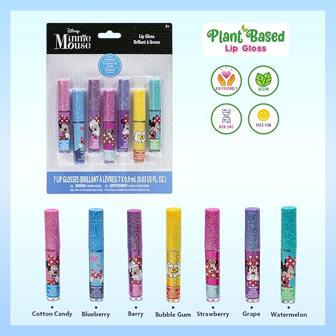 Townley Girl Super Sparkly Lip Gloss Set Featuring Lip