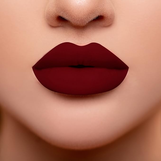 Klara Cosmetics Kiss Proof Lipstick 17 Sinful Burgandy Burgandy