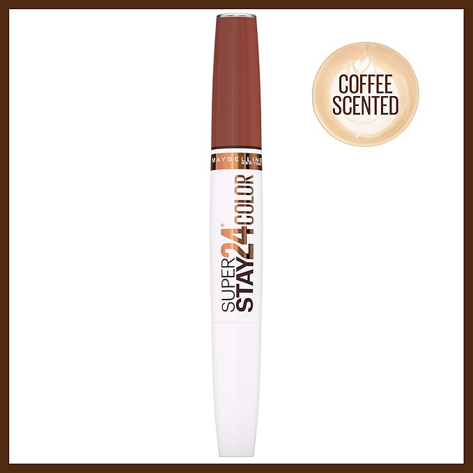 Maybelline SuperStay 24, 2-Step Liquid Lipstick, Coffee Edition, Mocha Moves