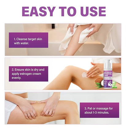 Estrogen Cream for Women, Vegan Estrogen