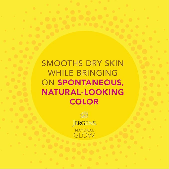 Jergens Natural Glow Instant Sun Sunless Tanning Moisturizer + Bronzer, Self Tanner, Deep Bronze, for Natural-Looking Tan, 6 Ounce