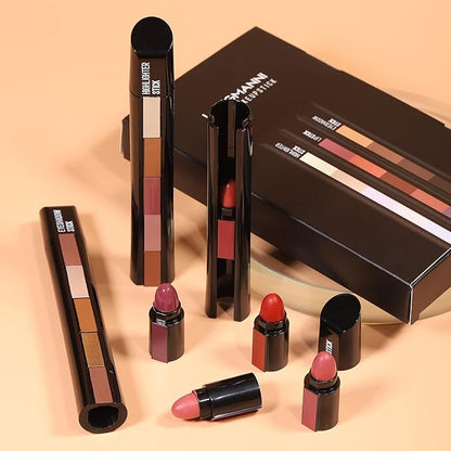 5Pcs Matte Lipstick Set + 5Pcs Matte Cream Countour/Highlight