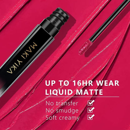 MAKI YIKA Red Lipstick for Women Color Stay Lipstick
