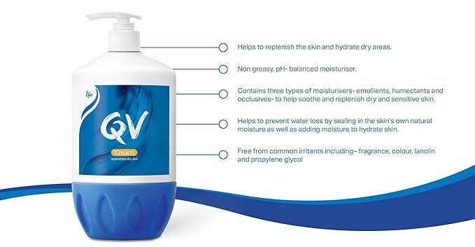 QV Cream with 10% Glycerin (500g)