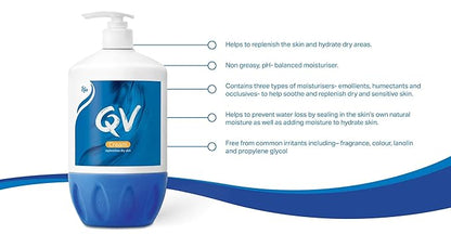 QV Cream with 10% Glycerin (500g)