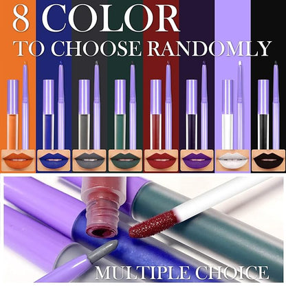 DAGEDA Matte Liquid Lipstick, 2Pcs Lip Liner DAGEDA