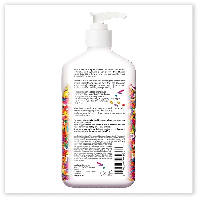 Hempz Body Lotion - Buttercream Vanilla