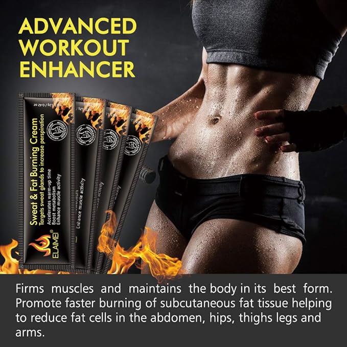 10 Pack Hot Cream, Workout Enhancer
