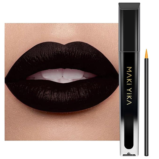MAKI YIKA Black Lipstick for Women Color Stay Lipstick