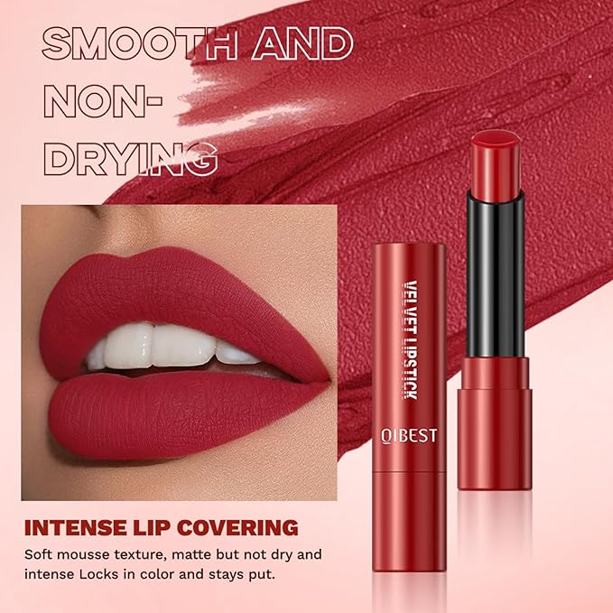 Velvet Matte Lip Gloss, Nude Stain Satin Lip Gloss,