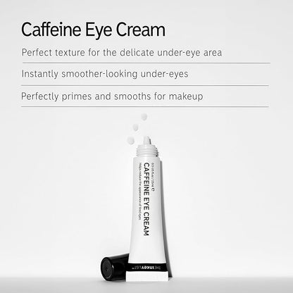 The INKEY List Caffeine Eye Cream Duo, Reduce Eye Puffiness and Dark Circle, Blur Fine Lines, 0.5 fl oz (2 Pack)