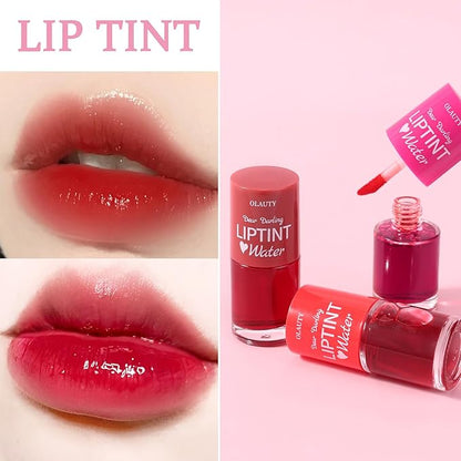 Water Tint Grapefruit Lip Tint Stain, Korean Lip Stain Long Lasting Waterproof, Lip Gloss Moisturizing Natural, Multi-use Lip and Cheek Tint, Lightweight & Non-sticky Finish Lip Tint (grapefruit)