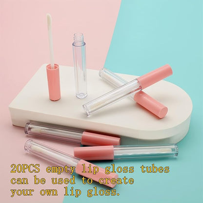 10cm Empty Lip Gloss Tubes With Wand Lipgloss Gloss