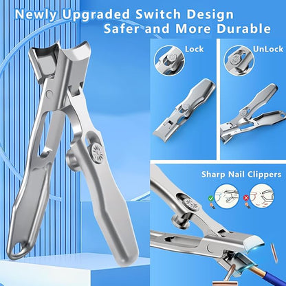 Toenail Clippers for Thick Toenails,3Pcs