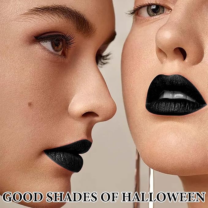 3 Pcs Lip Liner and Lipstick Set,Waterproof Black Liner,Long