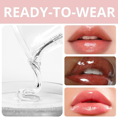 TKB Lip Gloss Base (Flexagel ME)| Clear Lip Gloss Base for DIY Lip Gloss| Ready-to-Wear| Moisturizing, High Shine, Crystal Clear, Vegan, Gluten and Cruelty free| Made in USA (3.5lb (1.6kg))