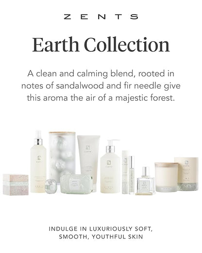 Zents Age-Defying Probiotic Body & Hand Lotion (Earth) | Moisturizing Lotion with Hyaluronic Acid & Organic Shea Butter | Nourishes & Hydrates Skin | 6.4 fl oz