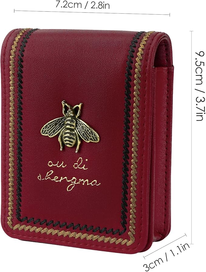 Lipstick Case with Mirror, Mini Lipstick Holder Purse, Bag