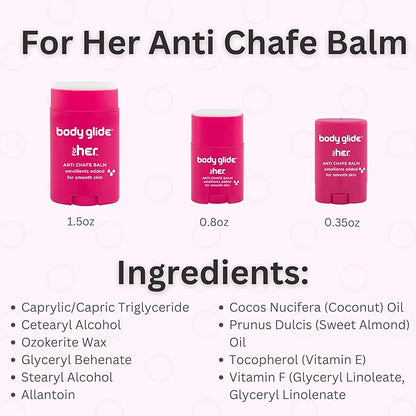 BodyGlide For Her Anti Chafe Balm,