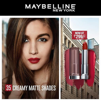 Maybelline Color Sensational Lipstick, Lip Makeup, Matte Finish, Lipstick,