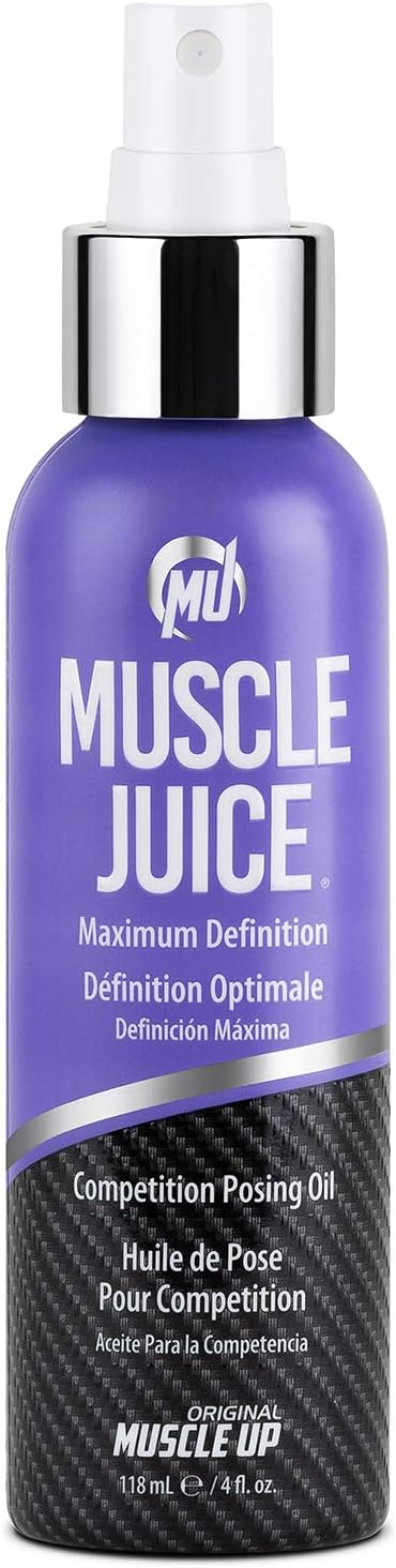Pro Tan, Muscle Juice, Maximum Definition Posing Oil, Stage Oil, Fitness Event, Modeling, Photoshoot, 4 oz.