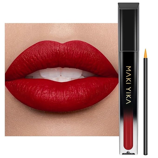 MAKI YIKA Red Lipstick for Women Color Stay Lipstick