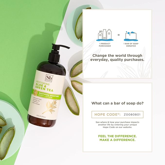Soapbox Moisturizing Body Lotion, Aloe &