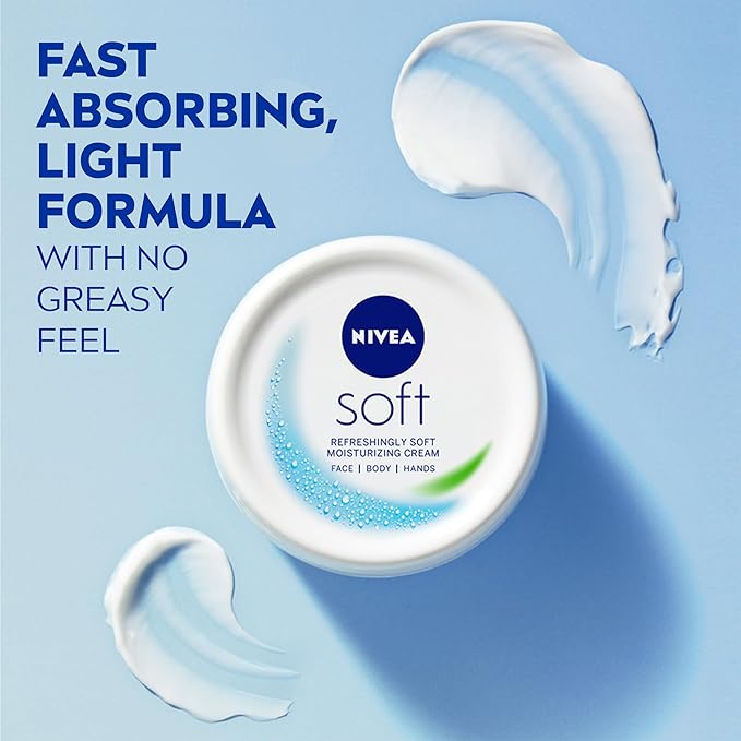Nivea Soft Refreshingly Moisturizing Face, Body
